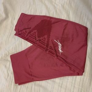 PINK mauve seamless leggings